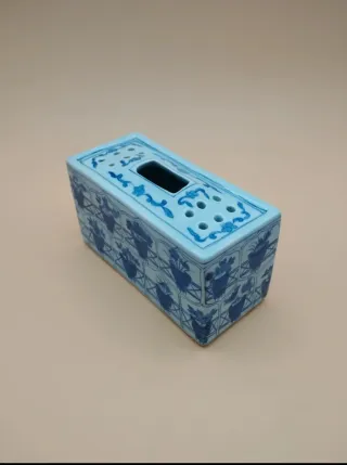 Flower brick Delftware Cerámica vintage