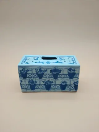 Flower brick Delftware Cerámica vintage