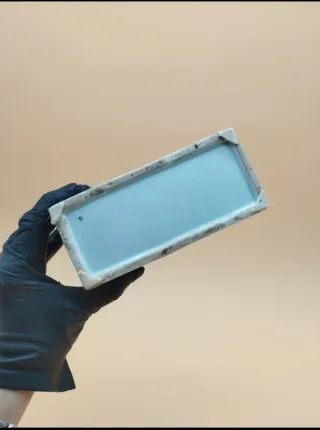 Flower brick Delftware Cerámica vintage