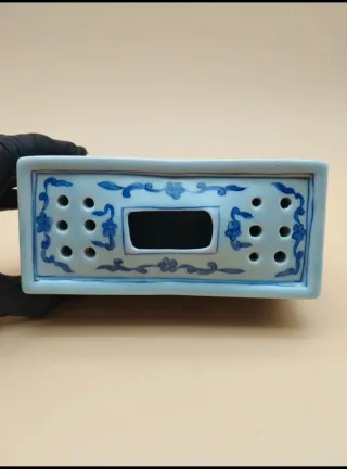 Flower brick Delftware Cerámica vintage