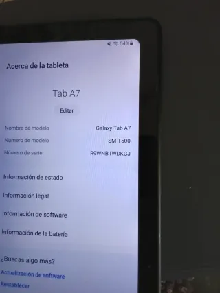 Samsung Tab 7 Negra/Gris