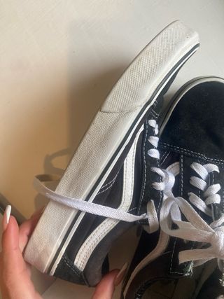 Zapatillas Vans Old Skool Negras Blancas