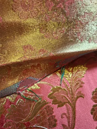 Tela brocada oro 40x71cm