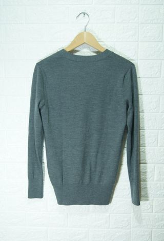 Cardigan Ralph Lauren Sport Lana Merino Grigio M