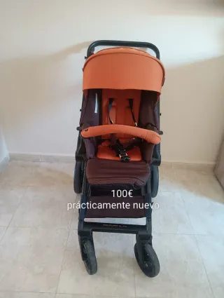 Carrito Bebé Jane Muum Marrón/Naranja