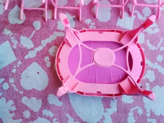 Set Barbie tavolo e sedie rosa