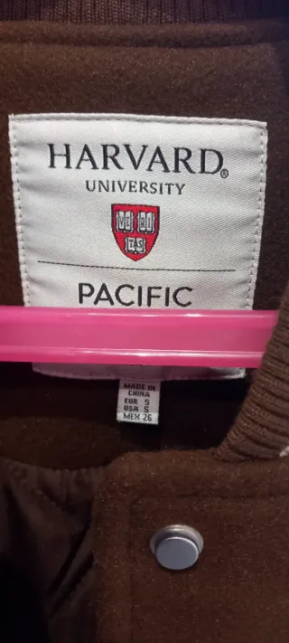 Chaqueta Harvard University Talla S