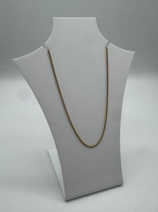 02-0056 CADENA ORO TIPO BARBADA 75cm