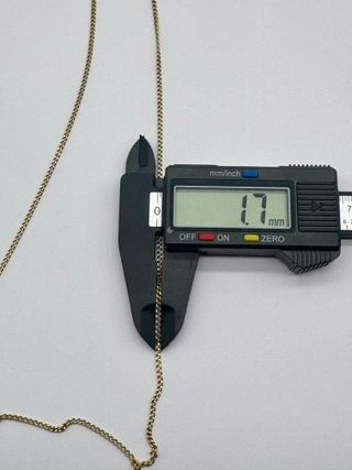 02-0056 CADENA ORO TIPO BARBADA 75cm