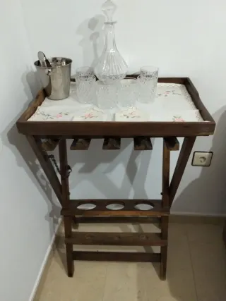 Botellero de madera sin accesorios