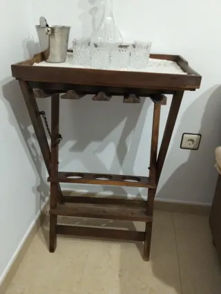 Botellero de madera sin accesorios
