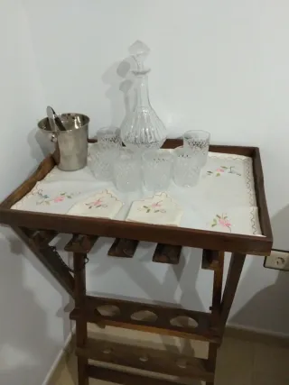 Botellero de madera sin accesorios