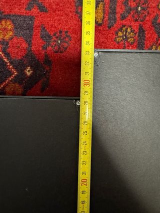 Cornice multipla portafoto nera