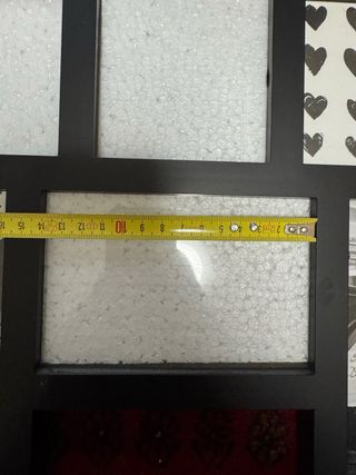 Cornice multipla portafoto nera