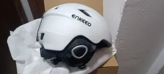 Casco Patinete Enkeeo Blanco Talla XL