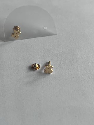 Pendientes Tous Bebé Oso Oro