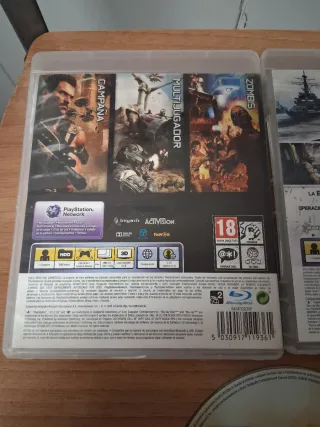 PS3 Call of Duty Black Ops II, MW3 y MW2