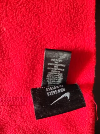 Bufanda Nike niño roja