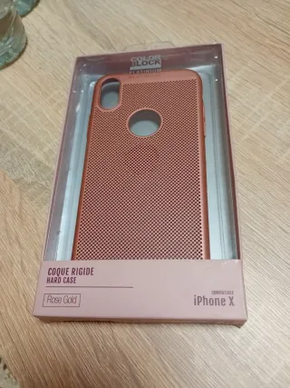 Funda COLOR LOCK iPhone X Rose Gold