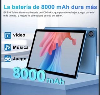 Tablet SUAAT 10 Android 14 Azul