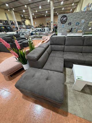 Sofá Rinconera 7 Plazas Tela