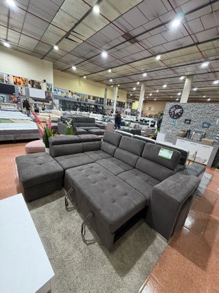 Sofá Rinconera 7 Plazas Tela