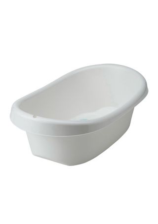 Bañera bebé blanca con adaptador recién nacidos