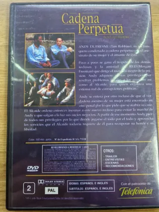 DVD Cadena Perpetua (The Shawshank Redemption)