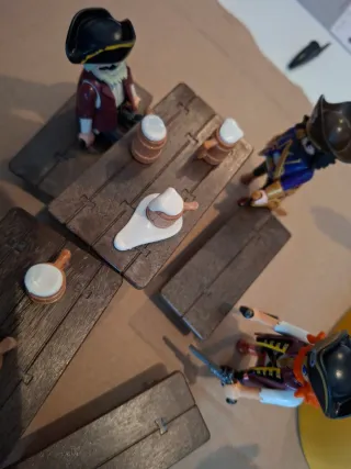 Playmobil Mesa y Bancos Medievales