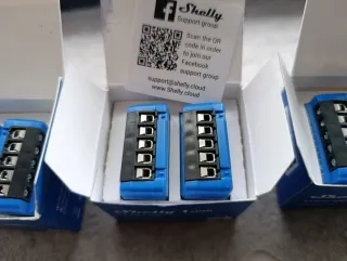 3x2 Shelly 1 MINI 8A Smart Switch