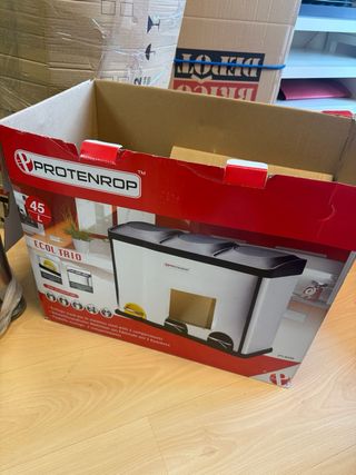 Cubo basura Protenrop 3 compartimentos