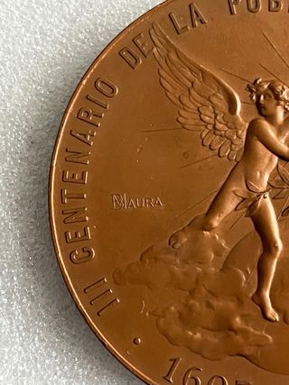 Medalla de cobre Miguel de Cervantes - Don Quijote