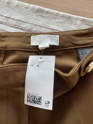 Pantalón sastre acampanado T.38 sin estrenar