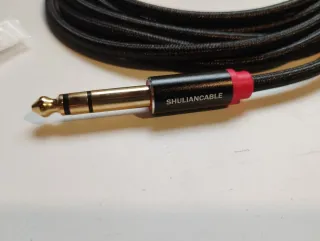 2 Cables Audio Guitarra Jack 6.35mm