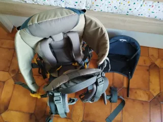 Mochila portabebés con capota Deuter kid comfort L