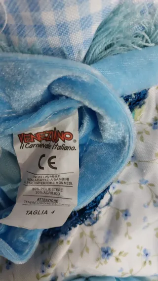 Vestito Carnevale Bambina 4 Anni Veneziano Alice