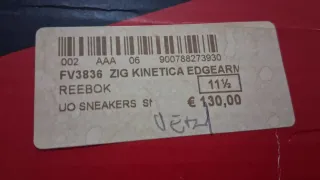 Zapatillas Reebok Zig Kinetica Edge Talla 45