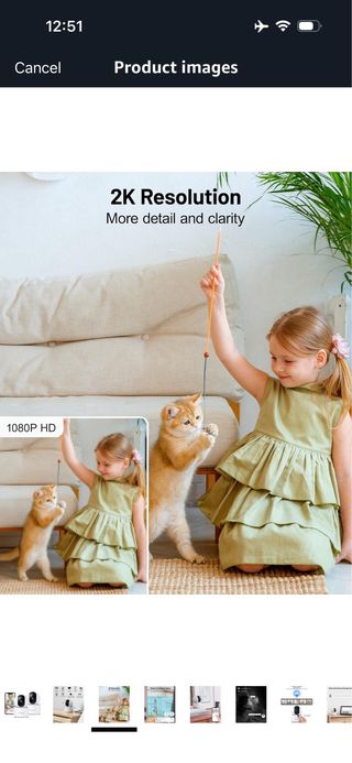 GALAYOU 2K Indoor WiFi Surveillance Camera – 2.4G