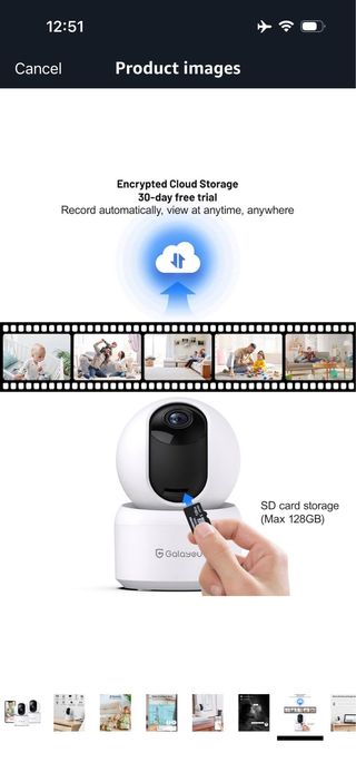 GALAYOU 2K Indoor WiFi Surveillance Camera – 2.4G