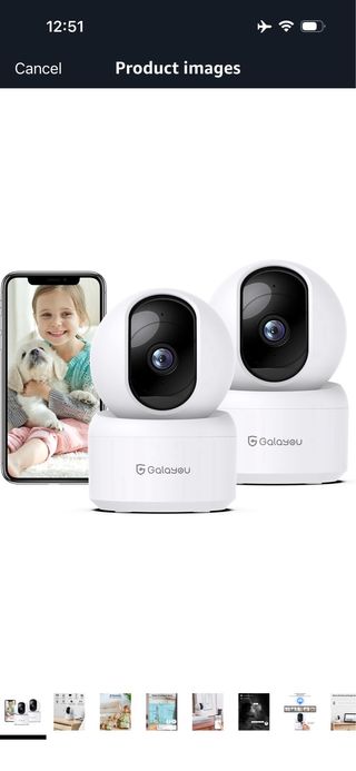 GALAYOU 2K Indoor WiFi Surveillance Camera – 2.4G