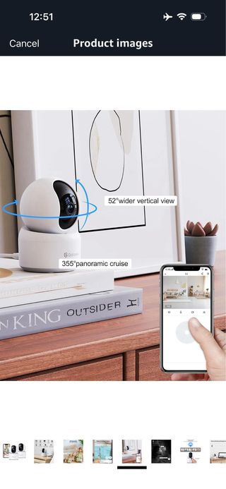 GALAYOU 2K Indoor WiFi Surveillance Camera – 2.4G