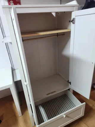 Armario infantil Ikea blanco