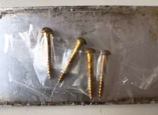 Placa de interior de tren.