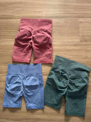 Leggings cortos deportivos (3 unidades)