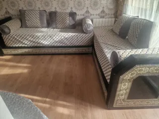 Salón Marroquí Beige y Gris