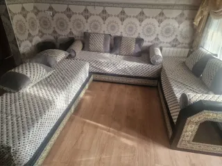 Salón Marroquí Beige y Gris