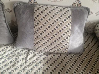Salón Marroquí Beige y Gris