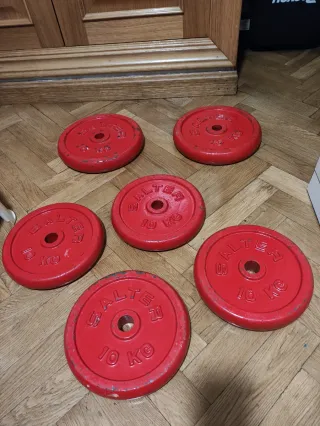 DISCOS Salter 10 y 15 kg