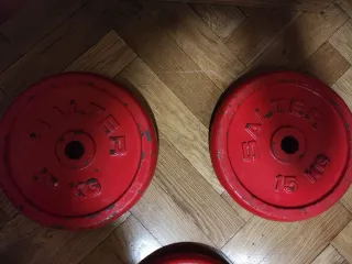 DISCOS Salter 10 y 15 kg