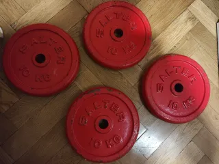 DISCOS Salter 10 y 15 kg